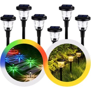 Gigalumi Solar Pathway Lights 6-Pack for $18 Gigalumi Solar Pathway Lights 6-Pack for $18