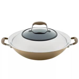 Anolon Advanced Home Hard-Anodized 14" Nonstick Wok w/ Side Handles for $60