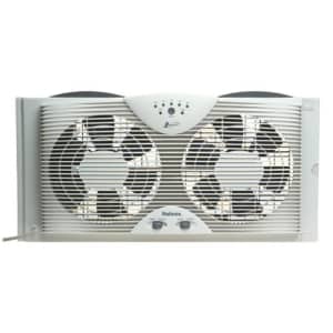 Holmes Dual 8" Blade Reversible Twin Window Fan for $40 Holmes Dual 8" Blade Reversible Twin Window Fan for $40