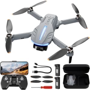 Ferietelf 4K Camera Foldable Quadcopter Drone for $75