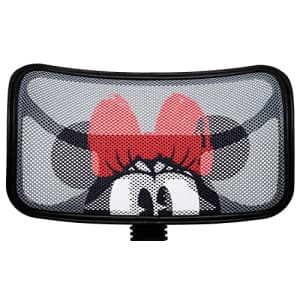 Idea Nuova Minnie Mouse Swivel Mesh Rolling Desk Chair for $70