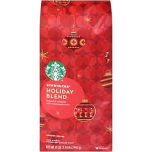 Starbucks Holiday Ground Coffee, Herbal & Sweet, 35 Ounce for $28