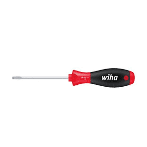 Wiha Tools Wiha 30225 Slotted Screwdriver with SoftFinish Handle, 6.5 x 150mm for $10