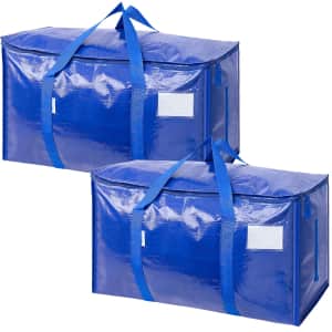 Ticonn Extra Large Zippered Moving Bag 2-Pack for $14