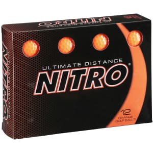 Nitro Ultimate Distance Golf Balls 12-Pack for $5 Nitro Ultimate Distance Golf Balls 12-Pack for $5