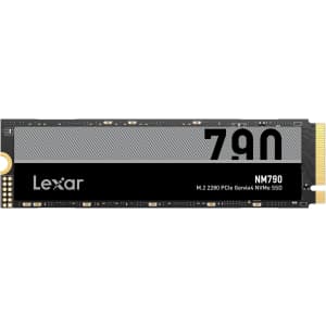 Lexar NM790 SSD 4TB PCIe Gen4 NVMe M.2 2280 Internal SSD for $189