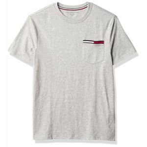 Tommy Hilfiger Men's Short Sleeve Crewneck T Shirt with Pocket, HP313 Heather, XS for $26 Tommy Hilfiger Men's Short Sleeve Crewneck T Shirt with Pocket, HP313 Heather, XS for $26
