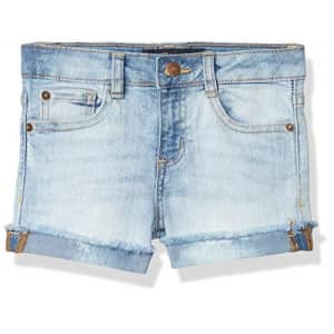 Lucky Brand Girls' 5-Pocket Cuffed Stretch Denim Short, Riley Tori Wash, 6X for $35 Lucky Brand Girls' 5-Pocket Cuffed Stretch Denim Short, Riley Tori Wash, 6X for $35