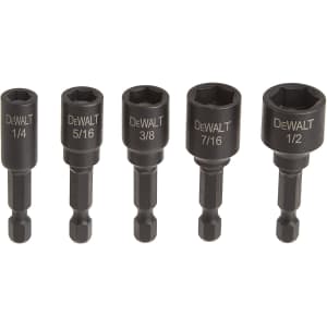 DeWalt 5-Piece Impact Ready Magnetic Nut Driver Set for $17 DeWalt 5-Piece Impact Ready Magnetic Nut Driver Set for $17