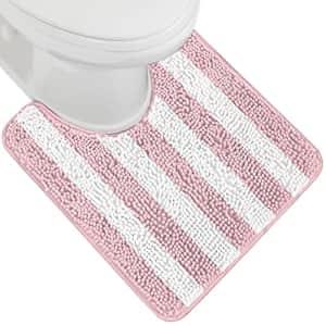 Gorilla Grip Shaggy Chenille Bath Rug Mat for Toilet Base, Machine Wash, Microfiber Dries Quickly, for $12