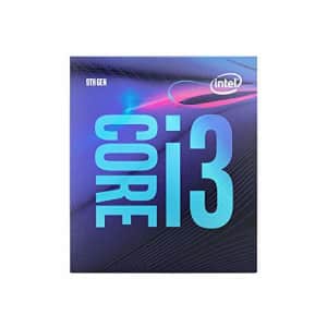 Intel Core i3-9100 Desktop Processor 4 Cores up to 4.2 GHz LGA1151 300 Series 65W for $131 Intel Core i3-9100 Desktop Processor 4 Cores up to 4.2 GHz LGA1151 300 Series 65W for $131