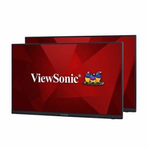 ViewSonic VA2256-MHD_H2 Frameless Dual Pack Head-Only 1080p IPS Monitors with HDMI DisplayPort and for $210