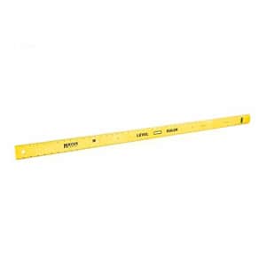 Great Neck Mayes 10744 Polystyrene Level Rule, 48 Inch Leveler Tool, Straight Edge, Easy to Read Center for $32