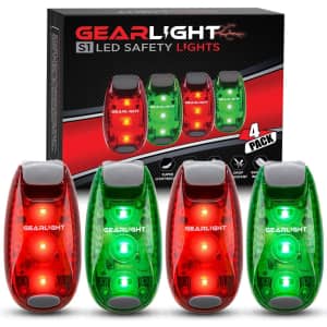GearLight S1 LED Safety Light 4-Pack for $14