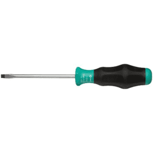 Wera 05031420001 Kraftform Comfort 1334 Slotted Screwdriver, 5mm Head, 100mm Blade Length for $23