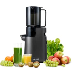 Larinest Slow Masticating Juicer with Wide Chute for $70 w/ Prime
