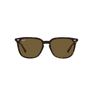 Ray-Ban RB4362F Low Bridge Fit Square Sunglasses, Havana/Dark Brown, 55 mm for $83