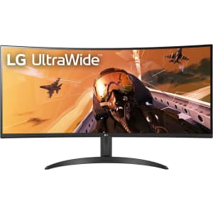 LG 34" Ultrawide 1440p Curved FreeSync LED Monitor for $400
