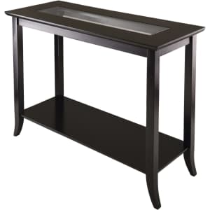 Winsome Genoa Glass Top Console Table for $89
