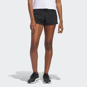 adidas Women's Pacer 3-Stripes Knit Shorts for $8