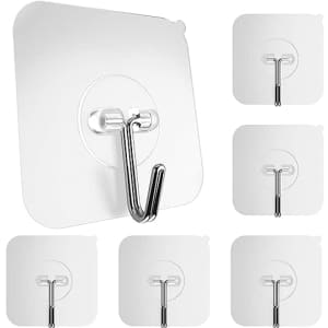 All-Purpose 22-lb. Adhesive Wall Hook Multipack for $8