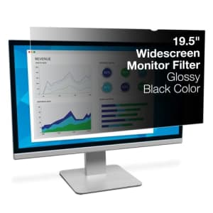 3M Privacy Filter for 19.5" Widescreen Monitor (16:10) (OFMDE001),Black for $60 3M Privacy Filter for 19.5" Widescreen Monitor (16:10) (OFMDE001),Black for $60