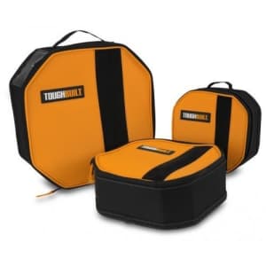 ToughBuilt - 3 Pack Toolmate Softboxes/Tool Bag | Soft Tool Box/Case/Carrier, Label Window, Hard for $34