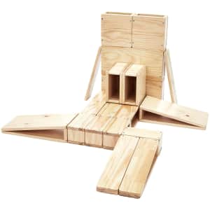 AmazonBasics 20-Piece Over-Sized Wooden Building Block Set for $82 AmazonBasics 20-Piece Over-Sized Wooden Building Block Set for $82
