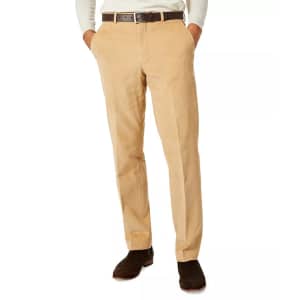 Michael Kors Men's Modern-Fit Corduroy Pants for $30