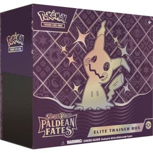 Pokemon Trading Card Game Scarlet & Violet Paldean Fates Elite Trainer Box for $40