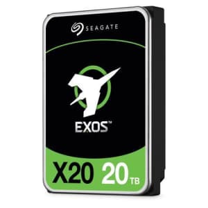 Seagate Exos X20 20TB SATA 6.0Gbps 3.5"Internal Hard Drive for $285