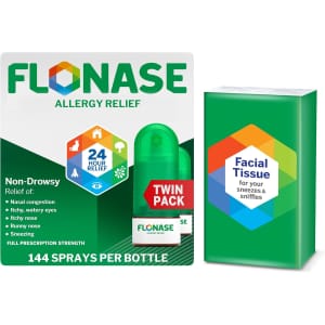 Flonase Allergy Relief Nasal Spray Twin Pack for $32