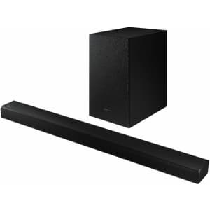 Samsung 290W 2.1-Channel Sound Bar with Wireless Subwoofer for $130 in cart