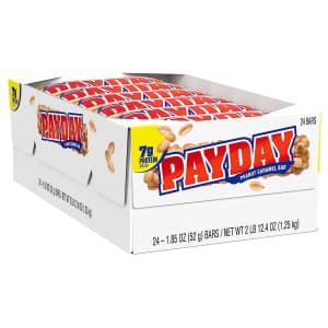 PayDay 1.85-oz. Peanut Caramel Candy Bar 24-Pack for $12