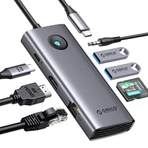 Orico 8-in-1 USB-C Hub for $16
