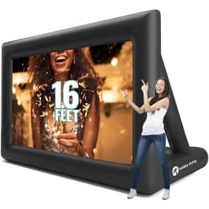 Holiday Styling 200" Inflatable Projector Screen for $105