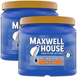 Maxwell House The Original Roast Medium Roast Ground Coffee 30.6 oz Canisters (Pack of 2) for $29