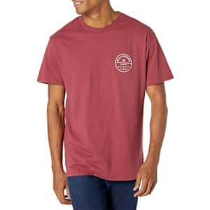 Billabong Men's Classic Short Sleeve Premium Logo Graphic Tee T-Shirt, Burgundy Rotor Fill, Medium for $25 Billabong Men's Classic Short Sleeve Premium Logo Graphic Tee T-Shirt, Burgundy Rotor Fill, Medium for $25
