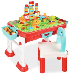 Best Choice Kids' 8-in-1 Activity Table Building Block Station for $56 Best Choice Kids' 8-in-1 Activity Table Building Block Station for $56