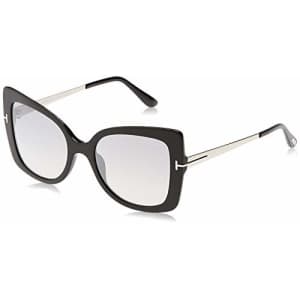 Tom Ford FT0609 01C Shiny Black Gianna Butterfly Sunglasses Lens Category 2 Siz for $299