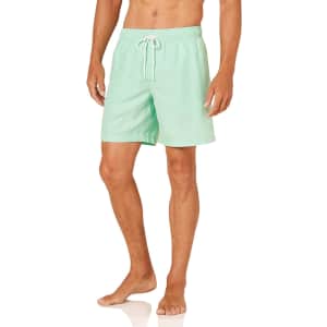 Amazon Essentials Men's 7" Quick-Dry Swim Trunk from $11