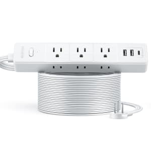 Ntonpower Power Strip w/ 15-Foot Extension Cord for $12
