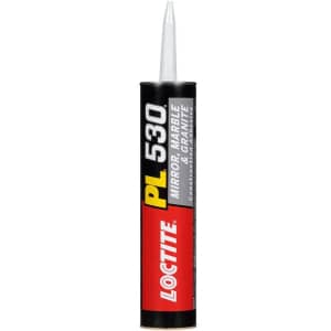 Loctite PL 530 10-oz. Mirror, Marble and Granite Construction Adhesive for $12