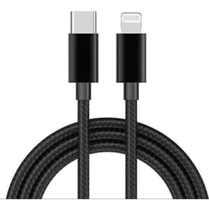 4-Foot USB-C to Lightning Cable for $4