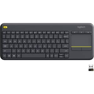Logitech K400 Plus Wireless Touch TV Keyboard for $20