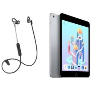 Apple Mini 4 Refurbished 16GB Tablet w/ Plantronics Backbeat Fit 305 Bluetooth Headphones for $185