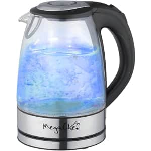 Megachef 1.7-Liter Stainless Steel Light Up Tea Kettle for $17