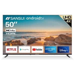 Sansui S50V1UA 50" 4K HDR LED UHD Smart TV for $229 Sansui S50V1UA 50" 4K HDR LED UHD Smart TV for $229