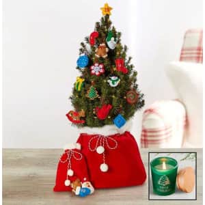 Santa's Surprise Countdown Tree + Candle for $65