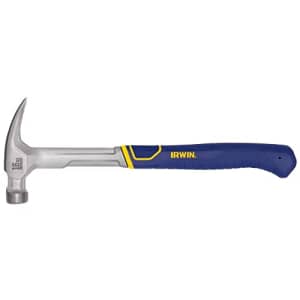 IRWIN Hammer, Rip Claw Hammer, Ergonomic Textured Grip, 16 OZ (IWHT51216) for $15